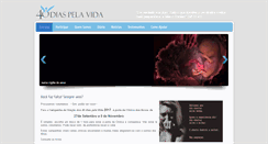 Desktop Screenshot of 40diaspelavida.org